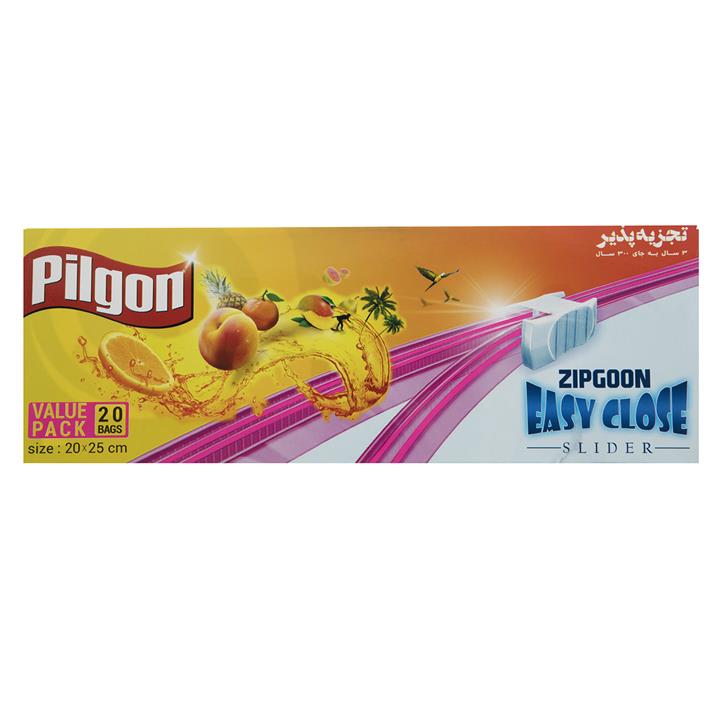 کیسه فریزر پیلگون کد 524200 بسته 20 عددی Pilgon 524200 Freezer Bags Pack of 20